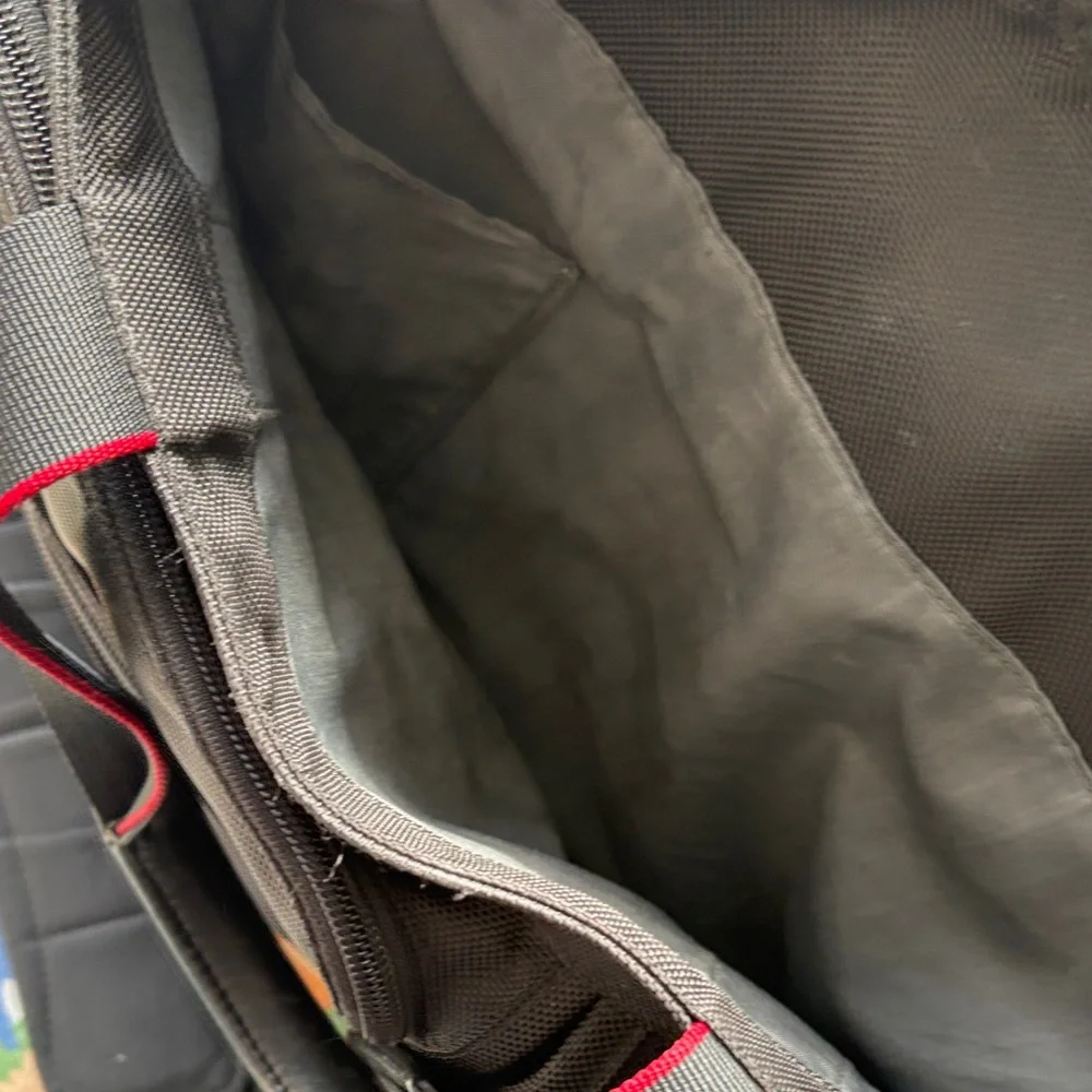 TUMI Black and Red Men's Briefcase